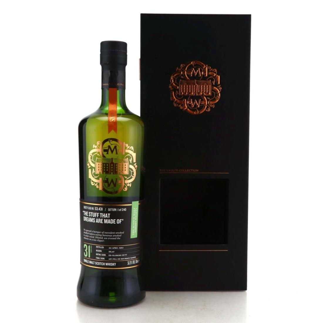SMWS 53.389 カリラ 1991 30年 Good Night And Joy 55.5% The scoth